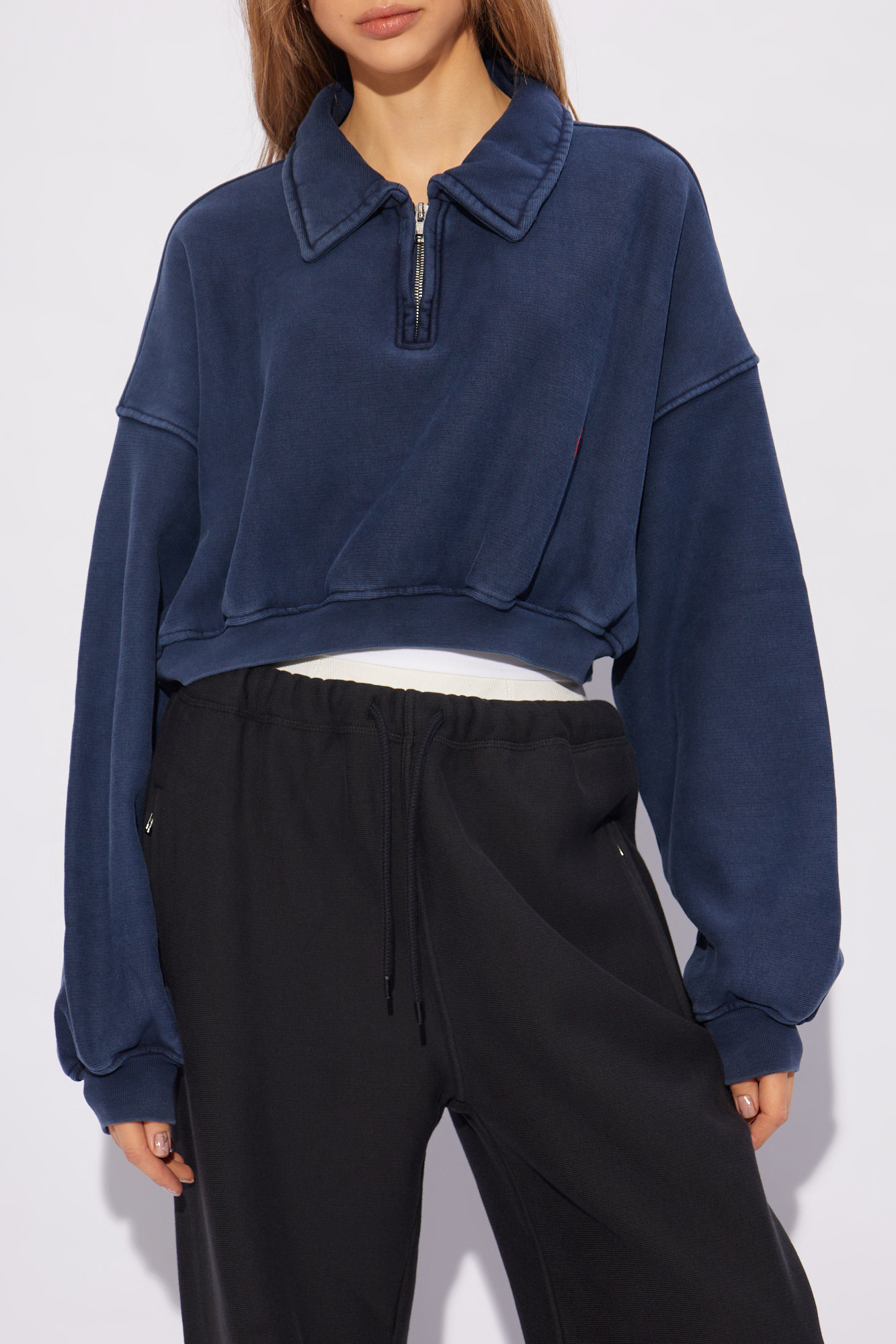 Alexander wang cropped on sale sweater